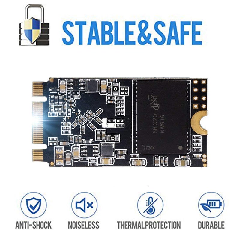 DogFish SSD SATA M.2 2242 256GB Dogfish Ngff Internal Solid State Drive High Performance Hard Drive for Desktop Laptop SATA III 6Gb/s Includes SSD 60GB 120GB 240GB 250GB 480GB 500GB 1TB (256GB M.2 2242) - Image 4